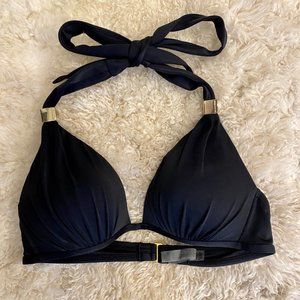 Victoria's Secret Black Bikini Top Size M